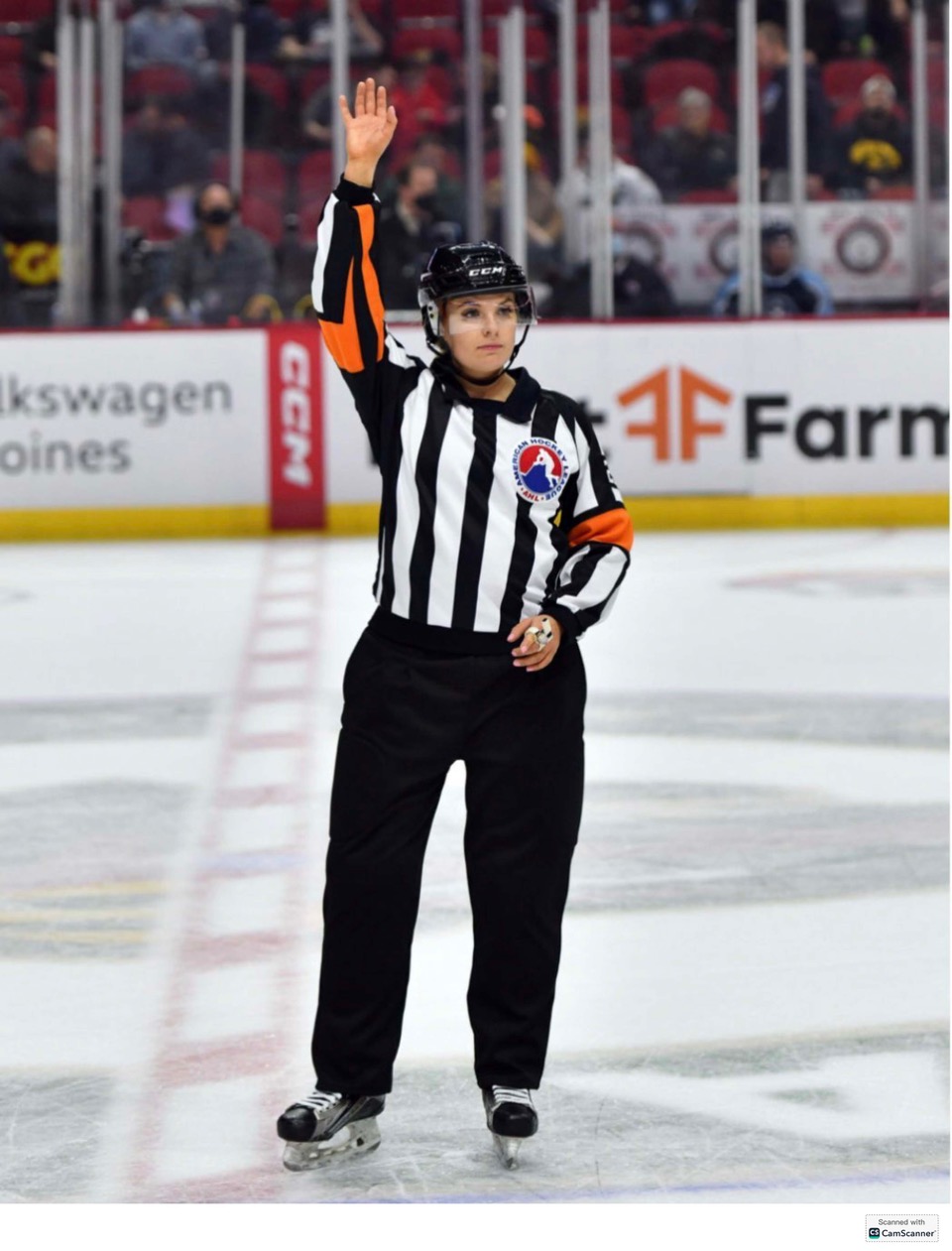 Ice In Her Veins: Firefighter Dons Olympic Hockey Referee Uniform